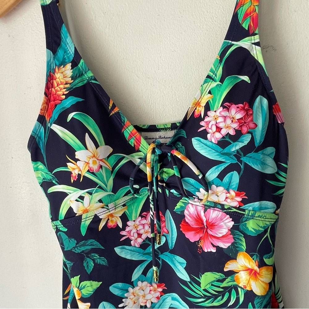 Tommy Bahama blue tropi- calling spa covers up dress size L - Picture 6 of 13